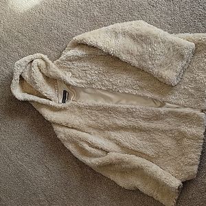 Vintage style cream colored women's jacket size small